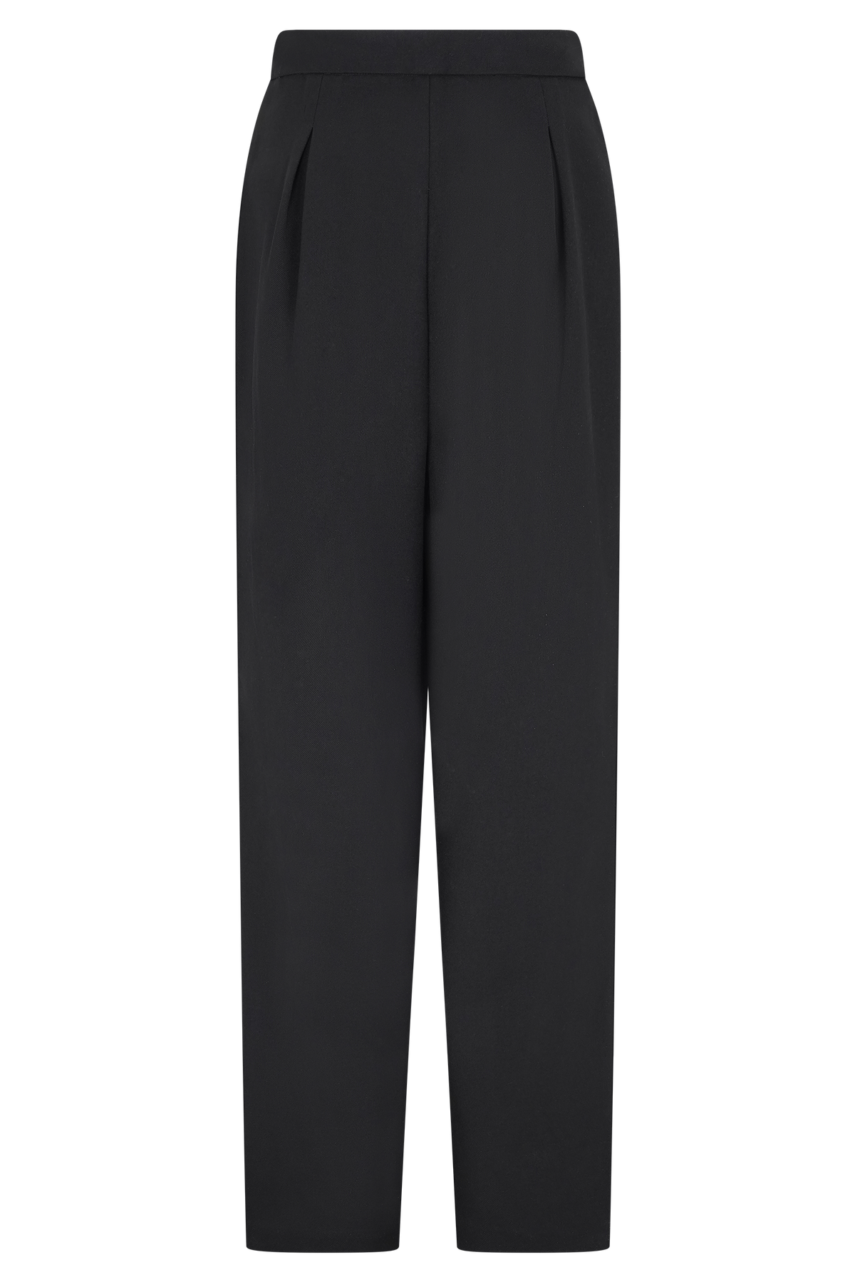 Barrel Leg Suiting Pants - Black