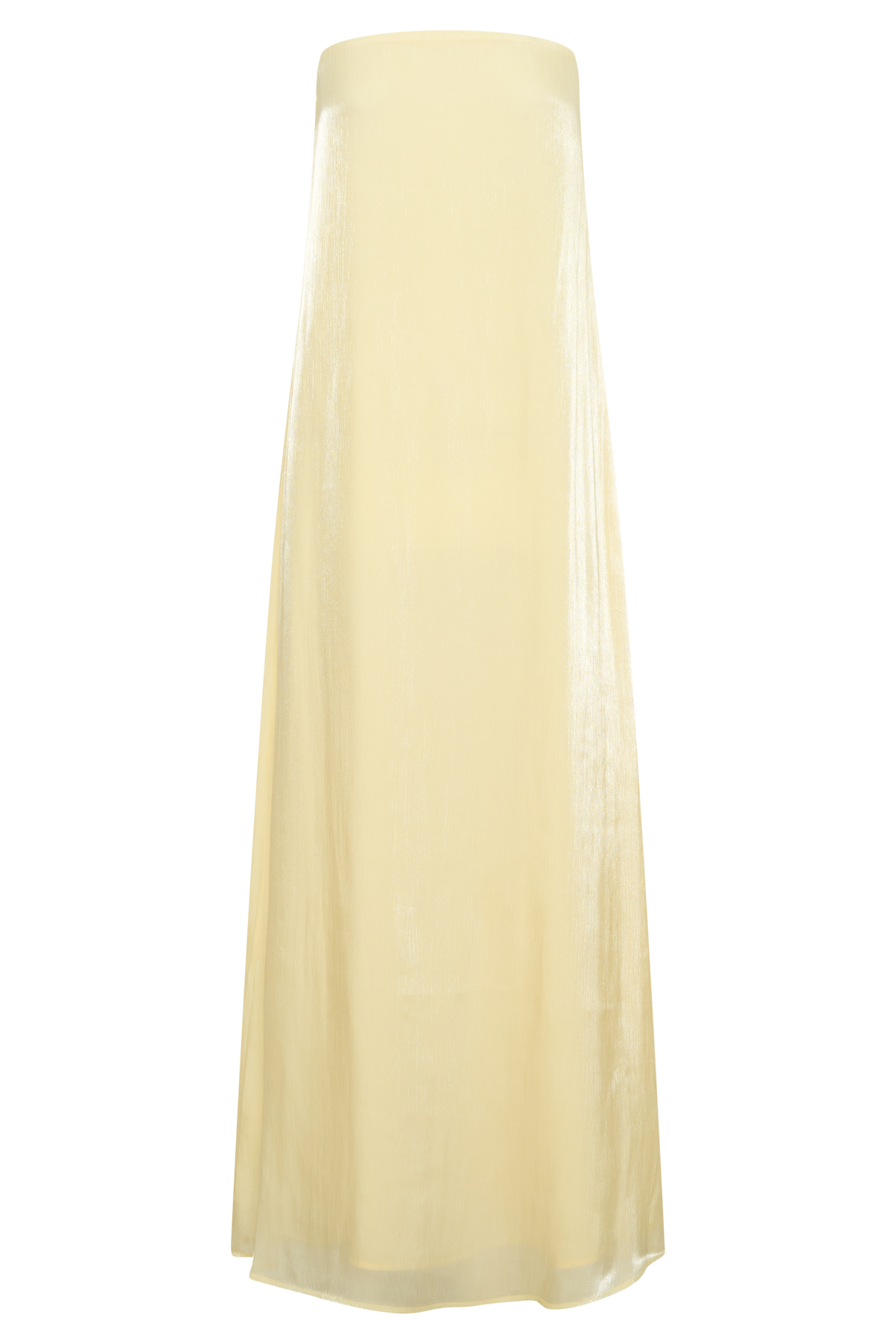 Strapless Maxi Dress - Lemon