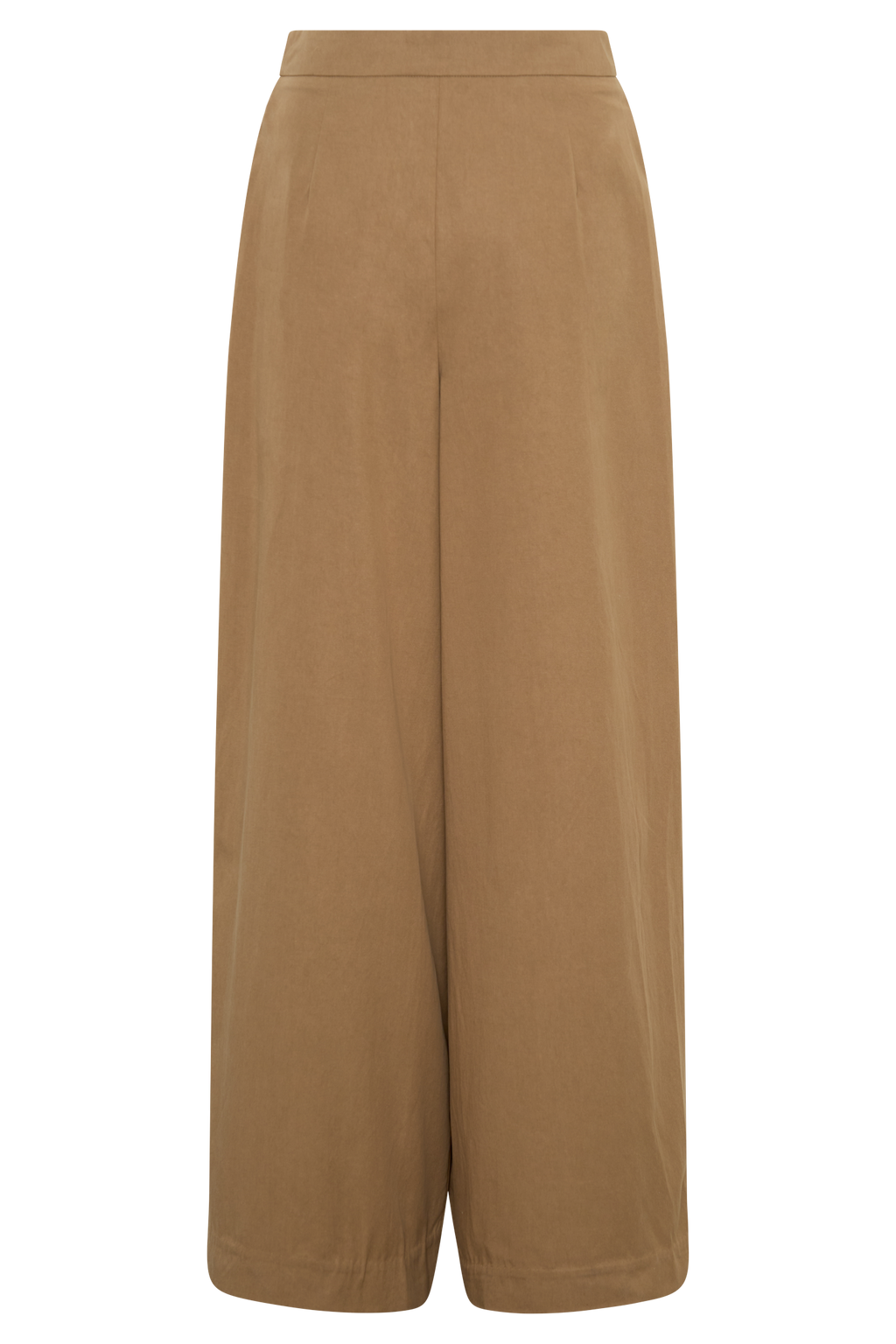 Draped Wide Leg Pants - Mocha