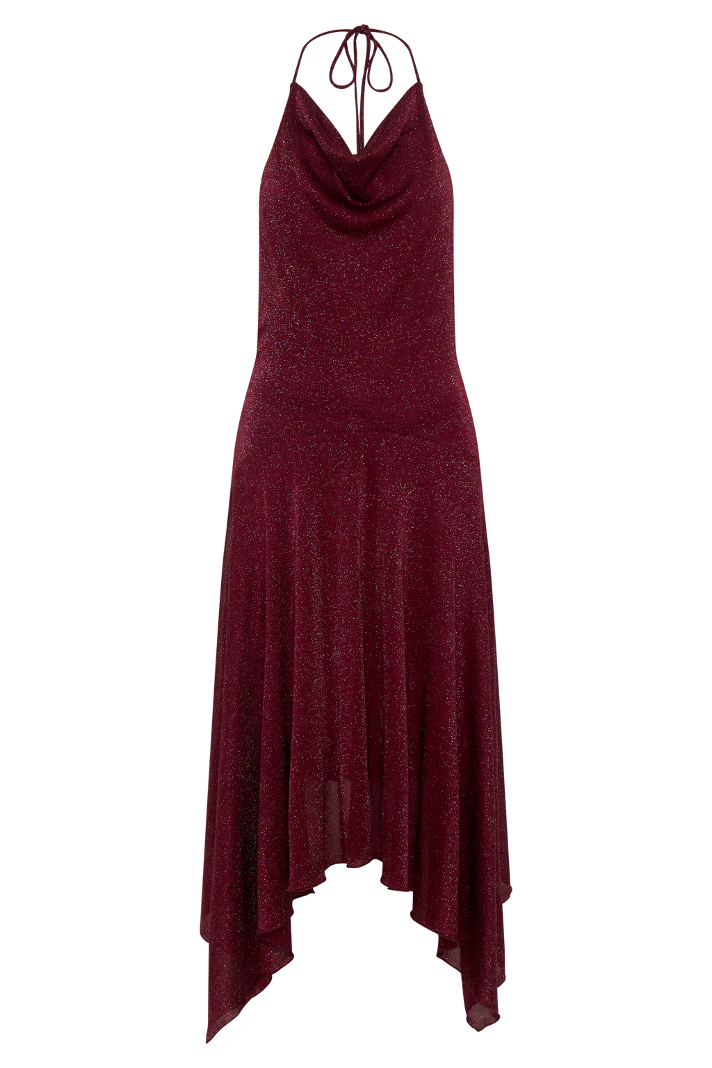 Hankie Midi Dress - Wine