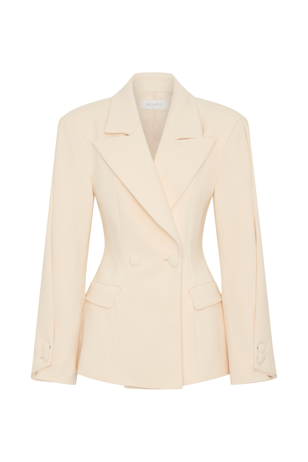 Structured Blazer - Buttercream