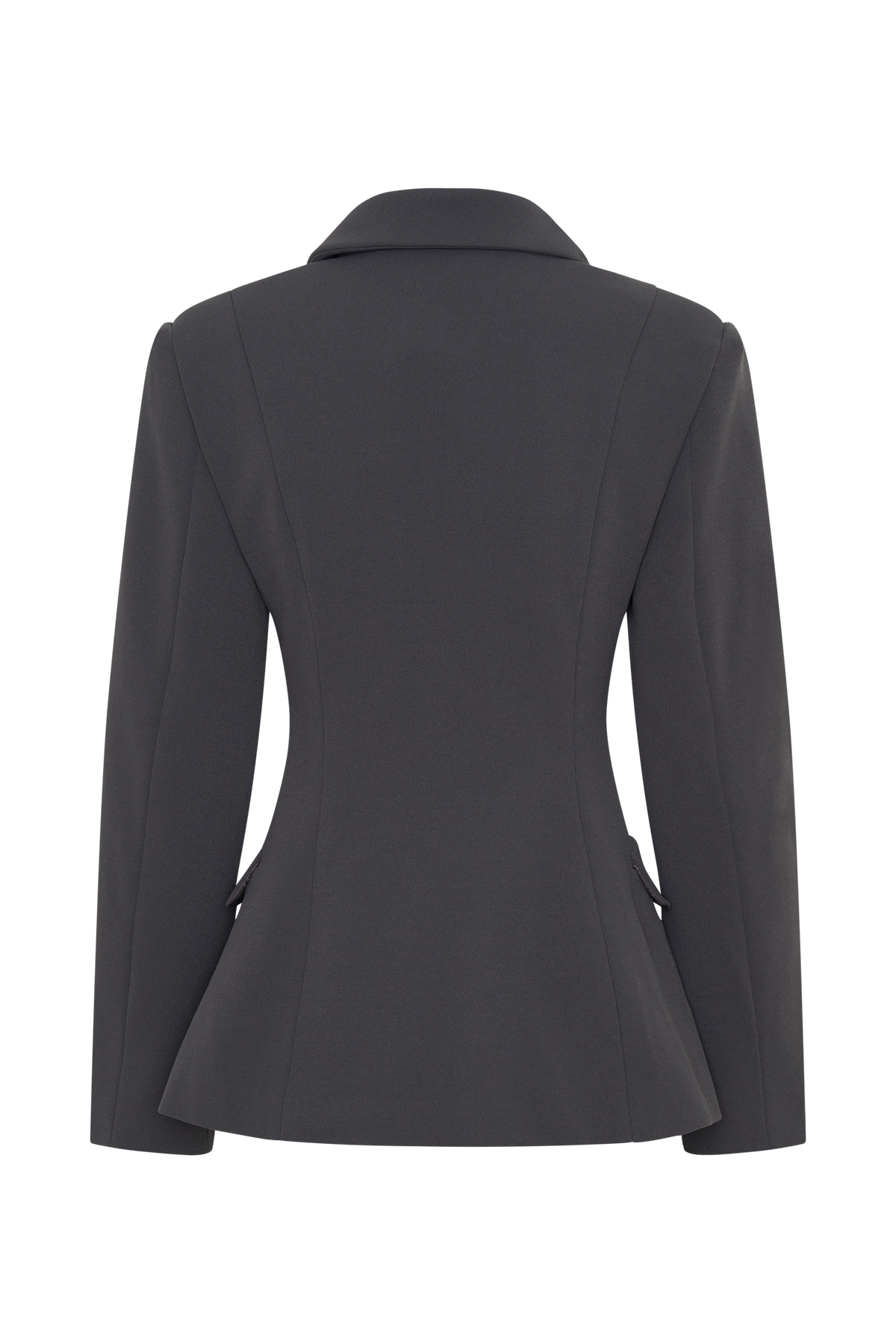 Structured Blazer - Charcoal Shadow