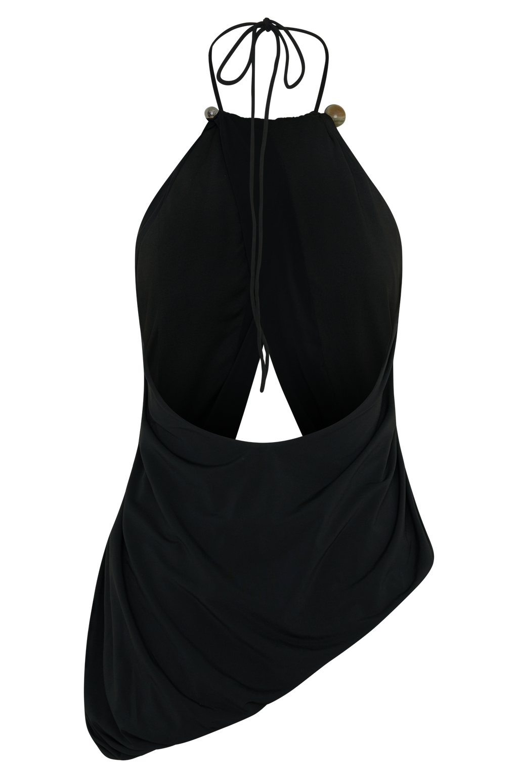 Draped Hardware Top - Black