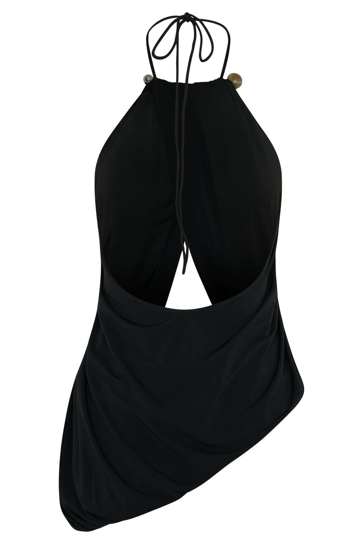 Draped Hardware Top - Black
