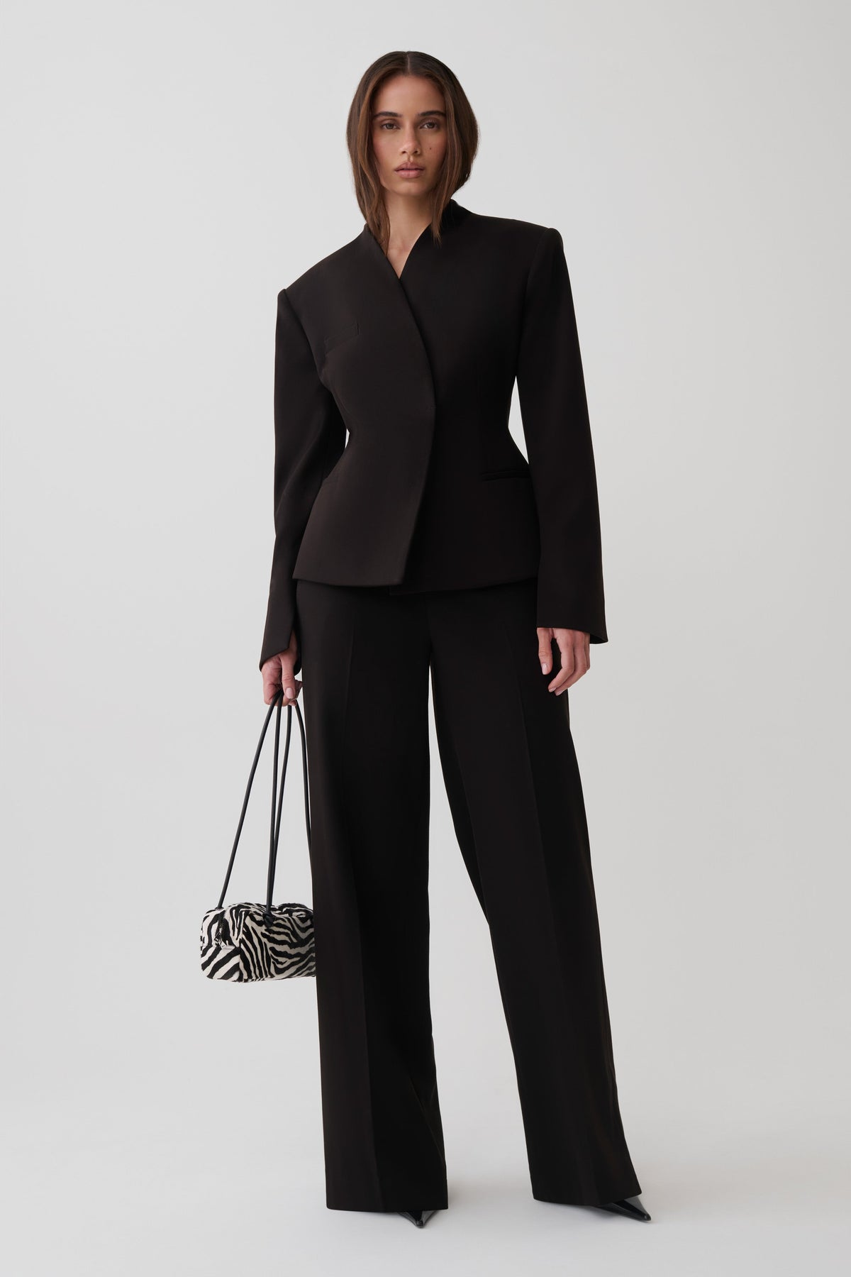 Suiting Structured Blazer - Black