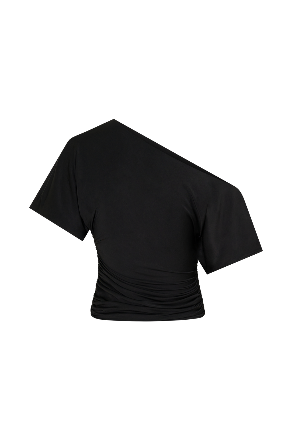 Off Shoulder Slinky Top - Black