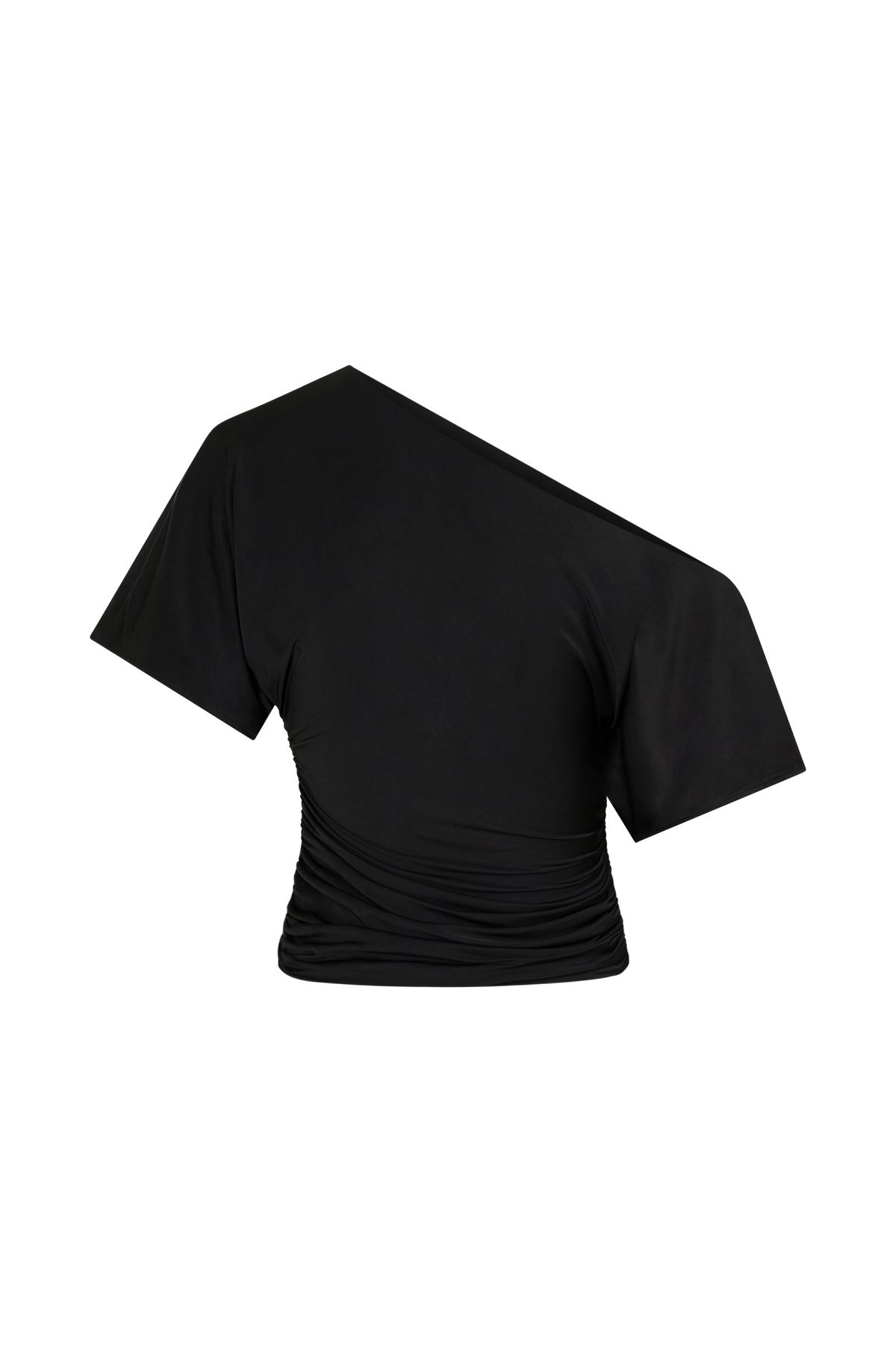 Off Shoulder Slinky Top - Black