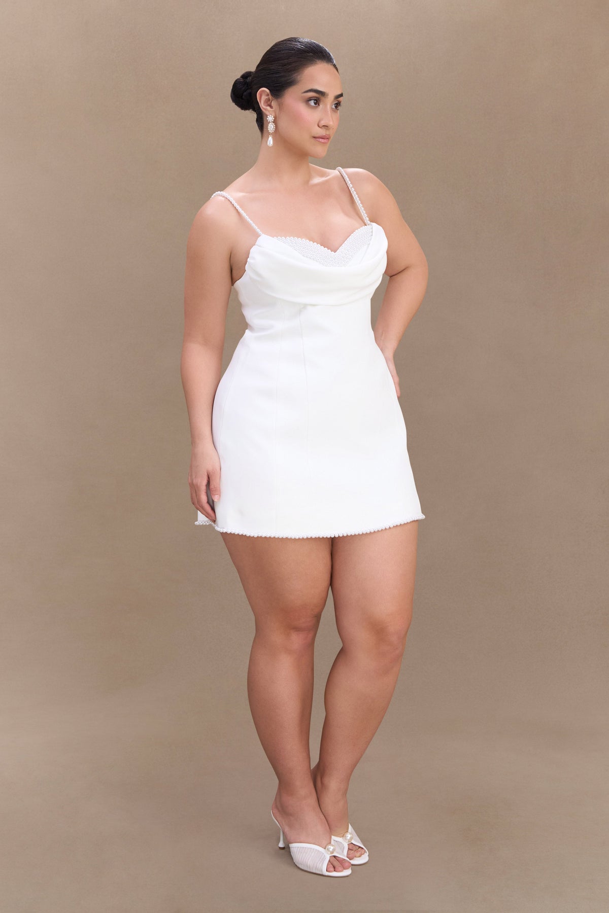 Suiting Mini Dress - Ivory