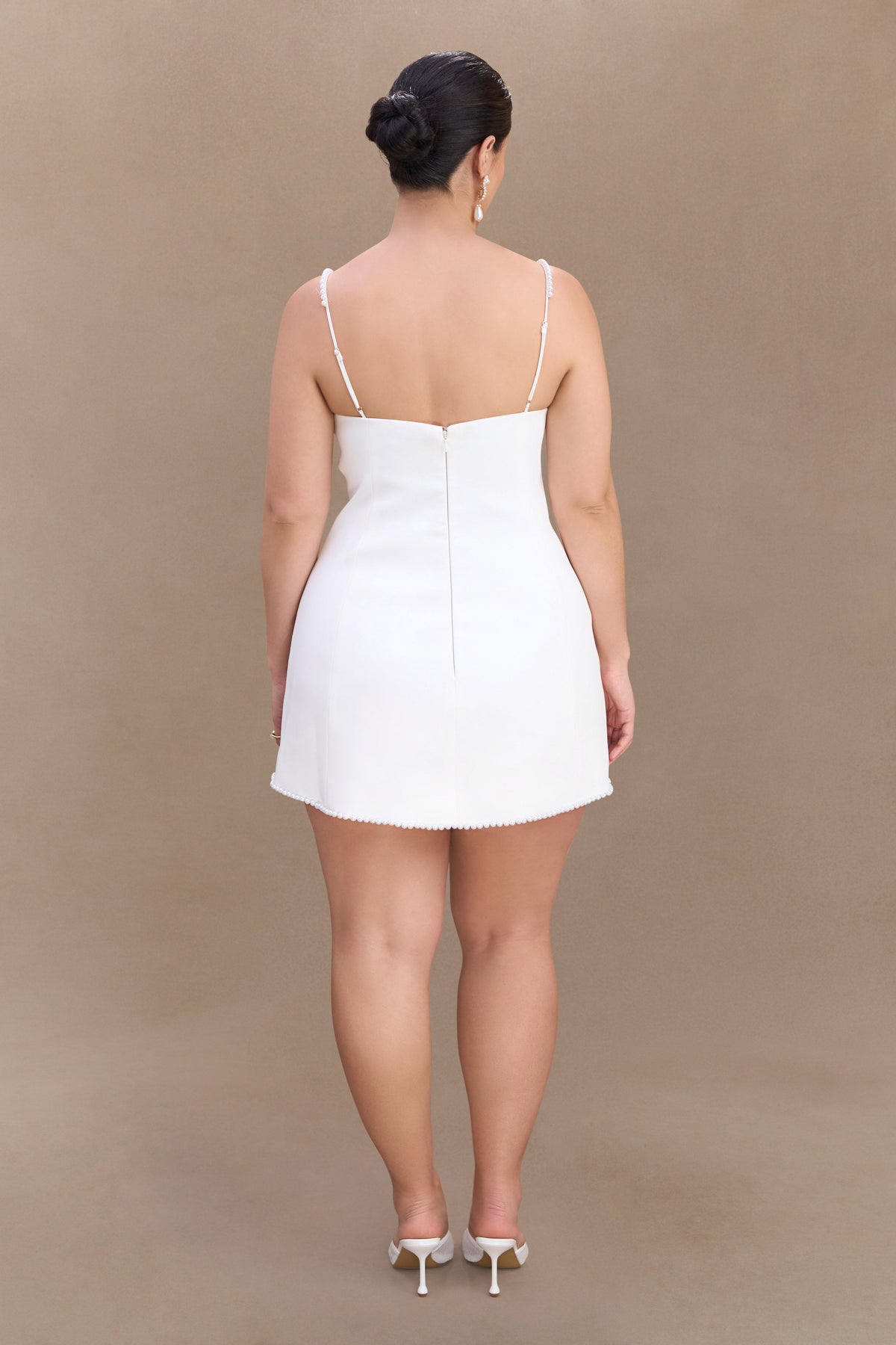 Suiting Mini Dress - Ivory