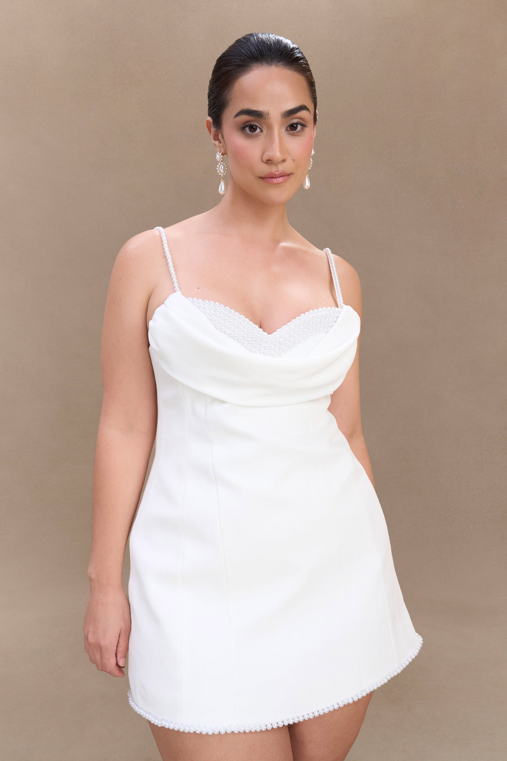 Suiting Mini Dress - Ivory