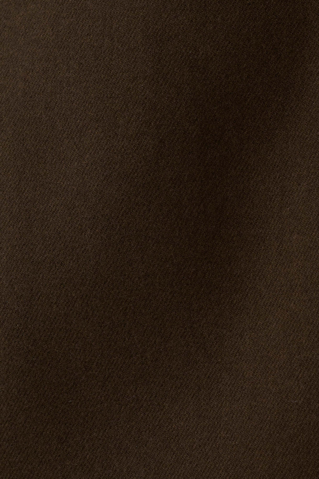 Wool Blend Mini Skirt - Chocolate