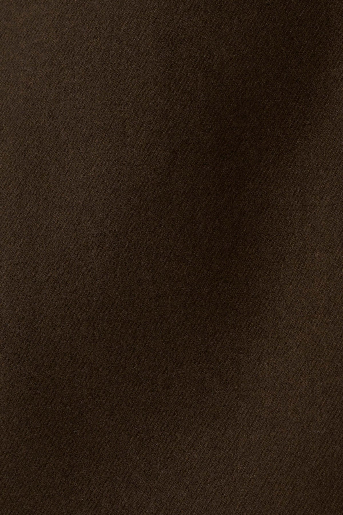 Wool Blend Mini Skirt - Chocolate