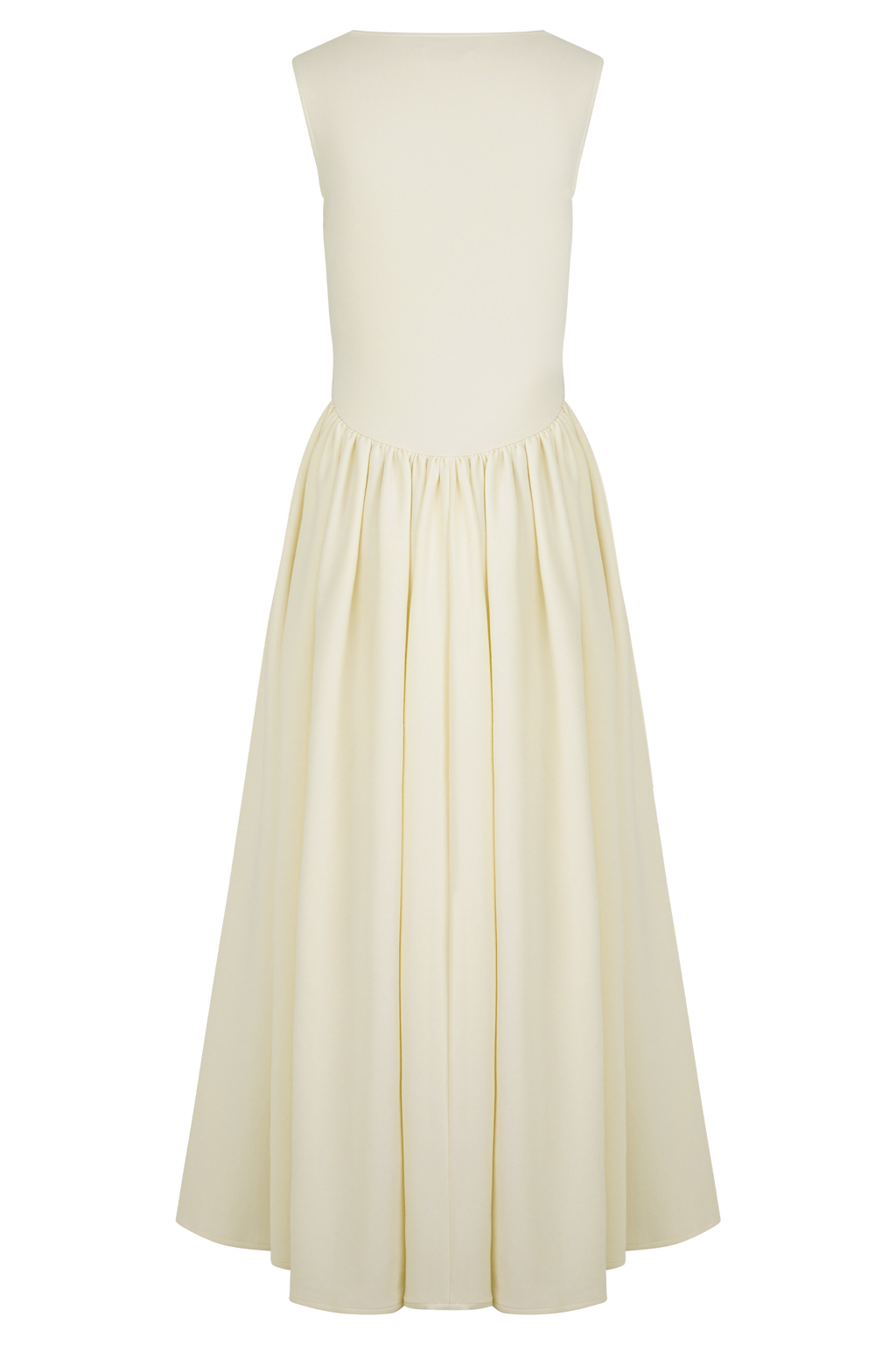 Scuba Jersey Midi Dress - Ivory