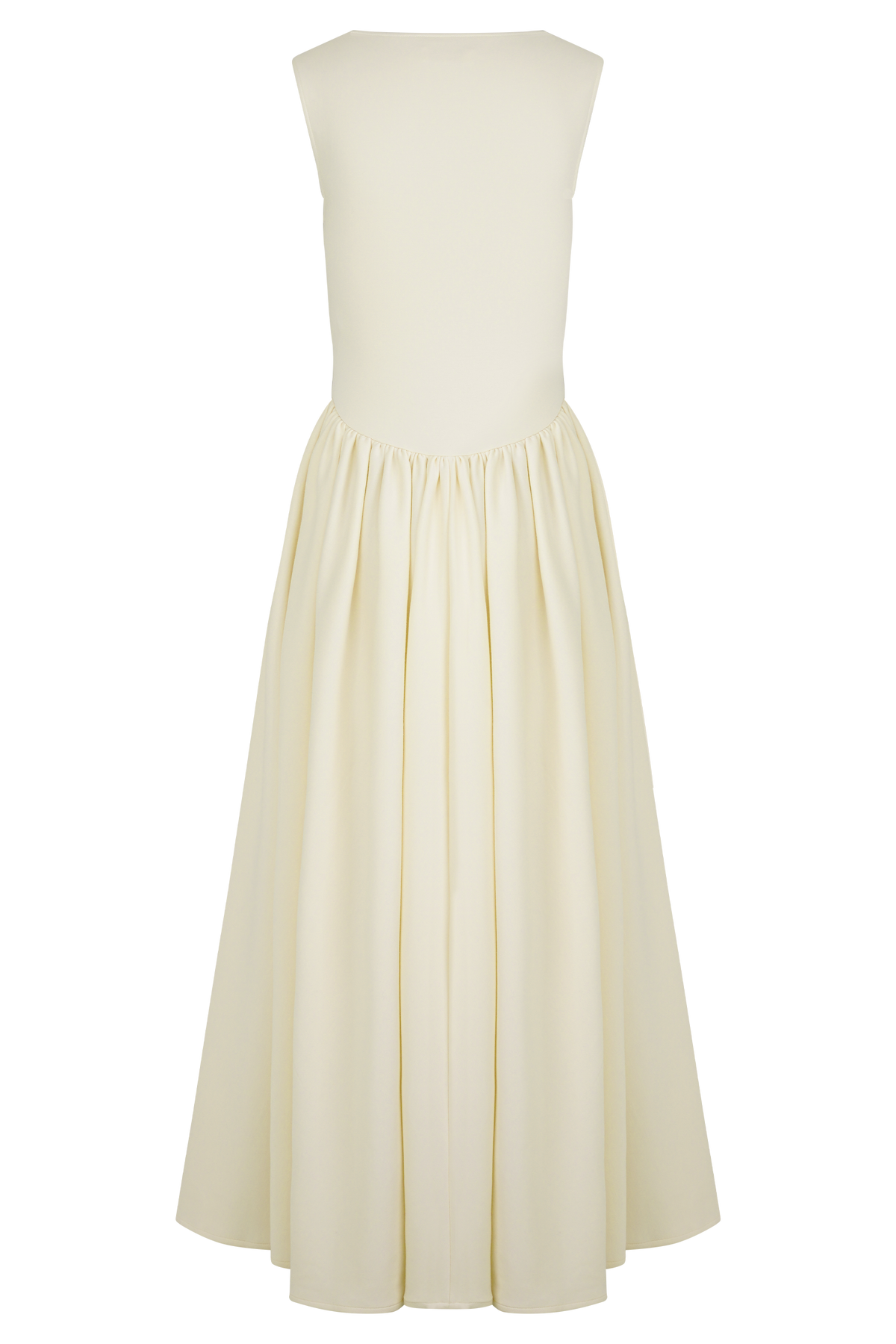 Scuba Jersey Midi Dress - Ivory