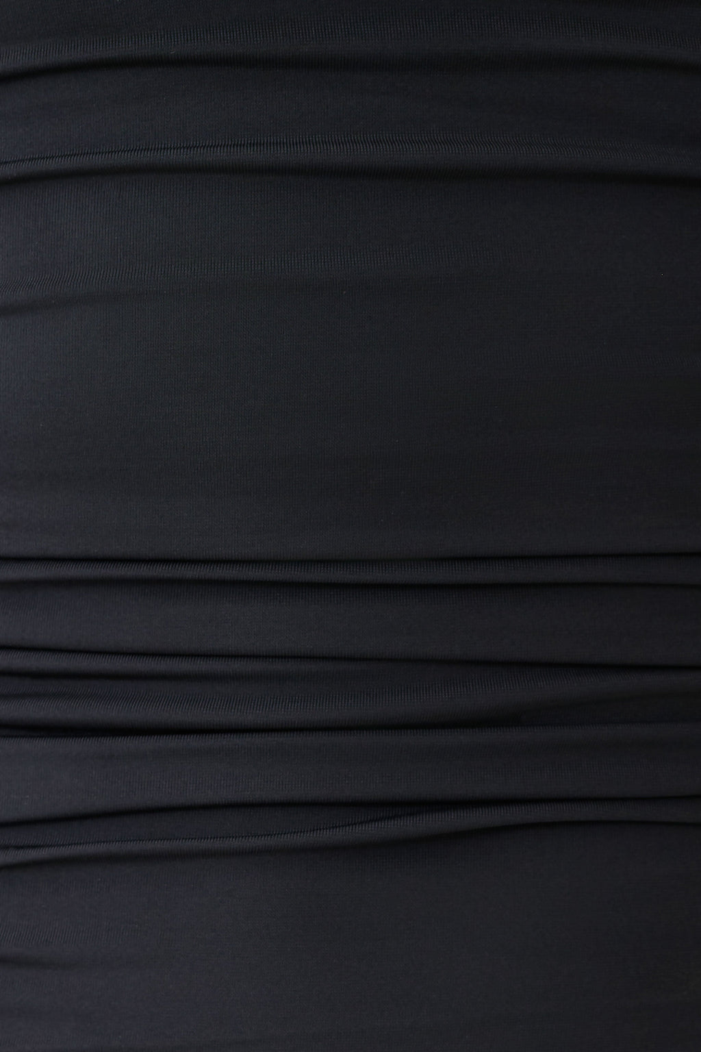 Cowl Back Long Sleeve Top - Black