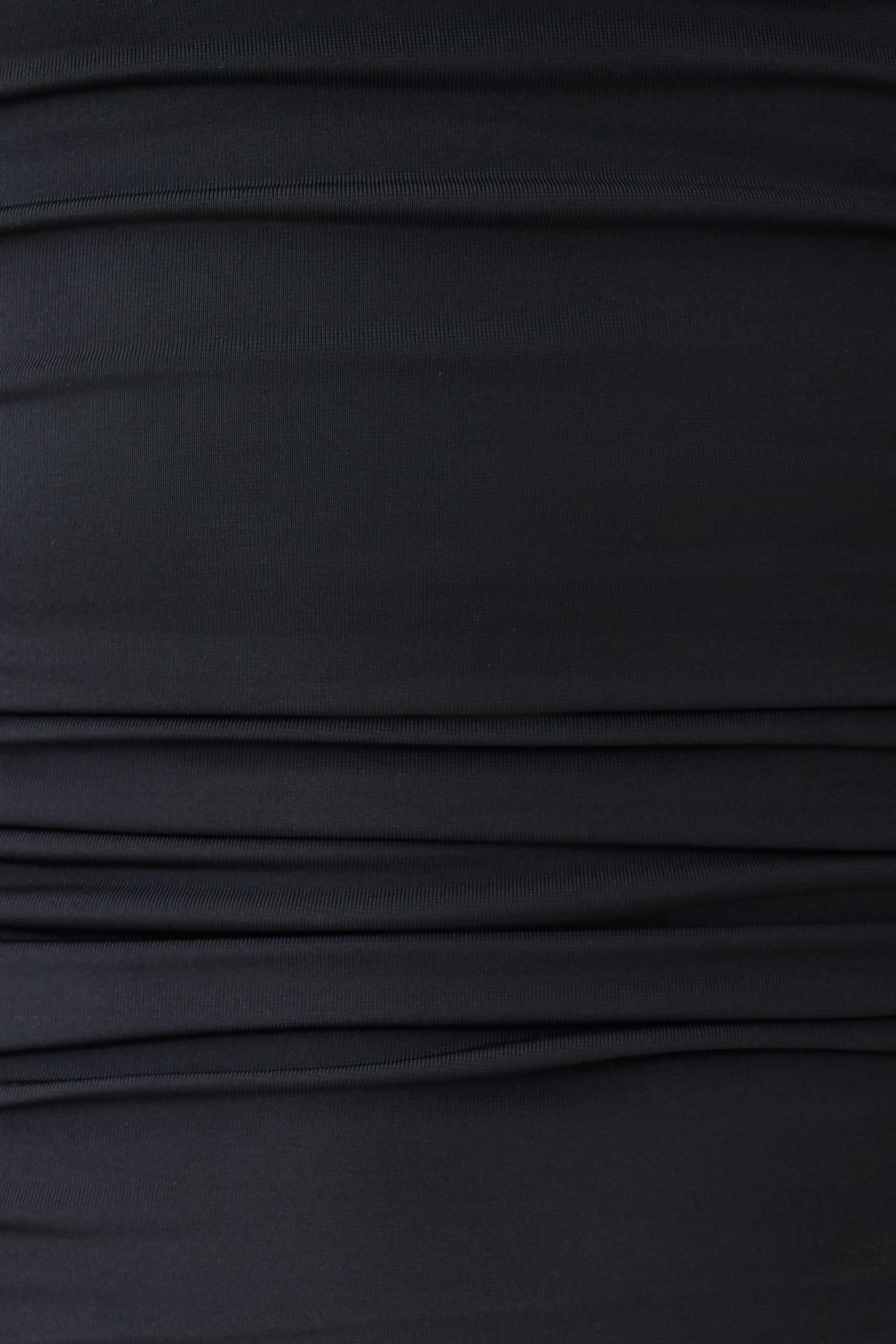 Cowl Back Long Sleeve Top - Black