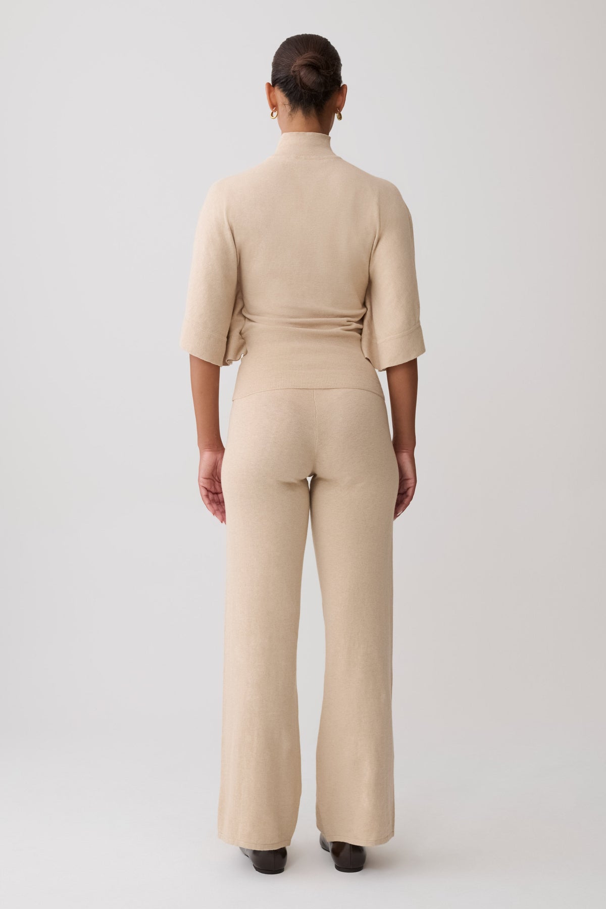 Knit Pants - Oat Marle