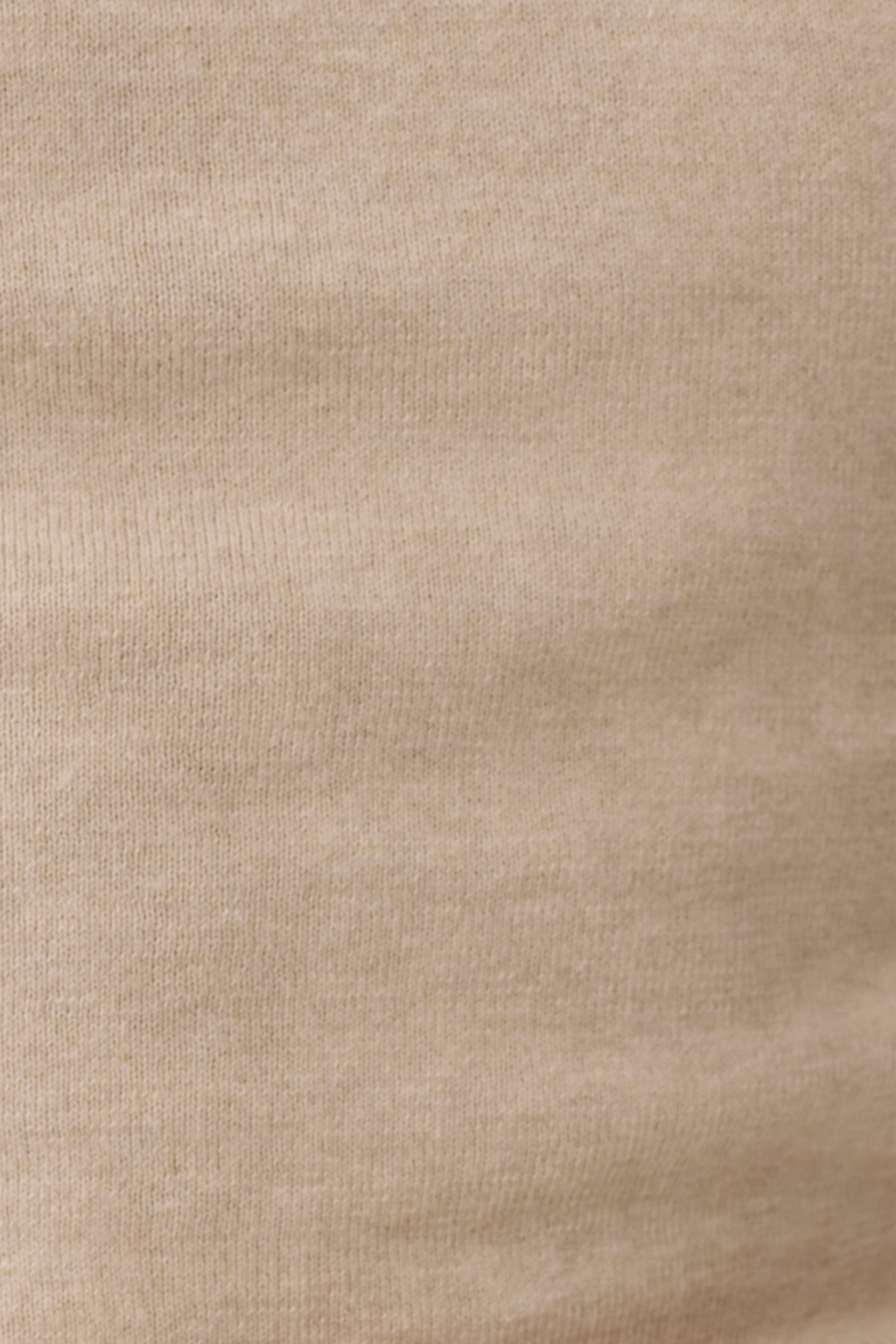 High Neck Knit Top - Oat Marle
